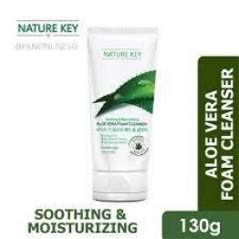 Nature Key Face Soothing & Moisture Aloe Vera Foam Cleanser 130ml
